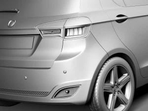 Generic Hatchback 5-door 2016 3D Model
