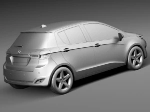 Generic Hatchback 5-door 2016 3D Model