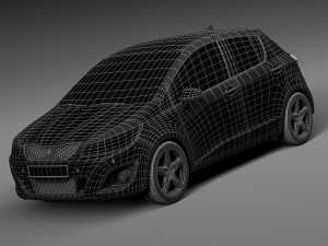 Generic Hatchback 5-door 2016 Modelo 3D