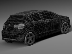 Generic Hatchback 5-door 2016 Modelo 3D