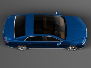 Generic Luxury Saloon 2016 3D Model