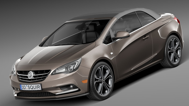 Buick Cascada 2016 3D 模型 .c4d .max .obj .3ds .fbx .stl .blend 