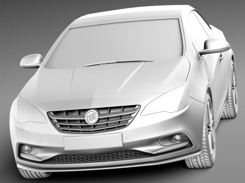 Buick Cascada 2016 3D Model