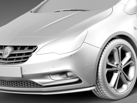 Buick Cascada 2016 3D Model