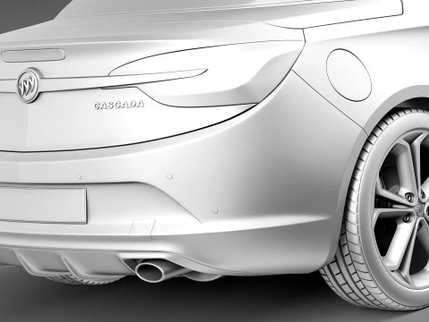 Buick Cascada 2016 3D Model