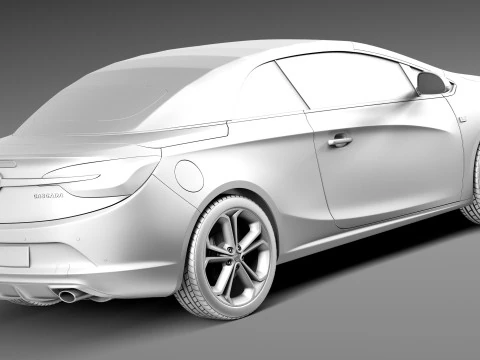 Buick Cascada 2016 3D Model