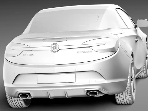 Buick Cascada 2016 3D Model
