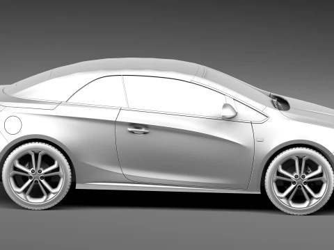 Buick Cascada 2016 3D Model