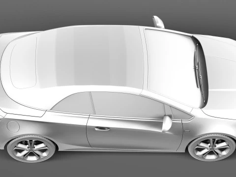 Buick Cascada 2016 3D Model