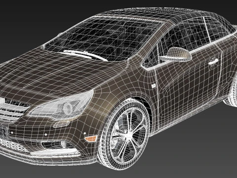 Buick Cascada 2016 3D Model
