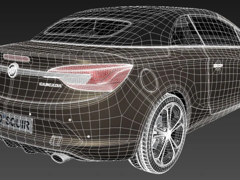 Buick Cascada 2016 3D Model