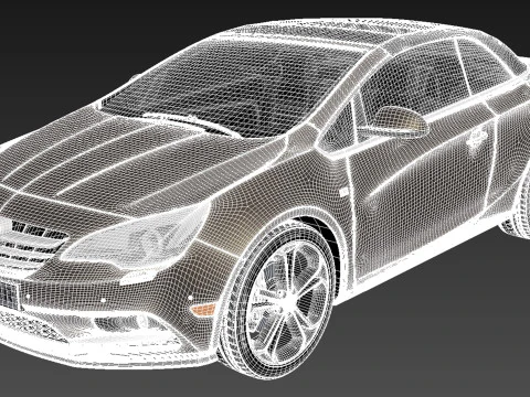 Buick Cascada 2016 3D Model