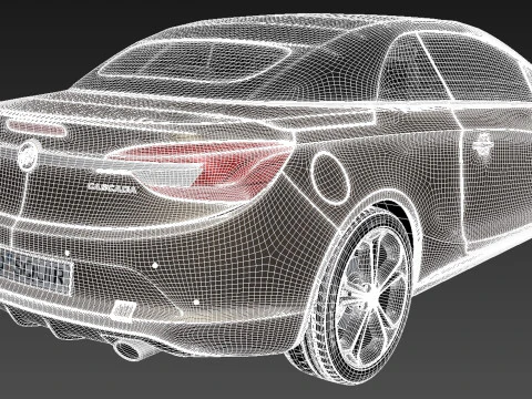 Buick Cascada 2016 3D Model