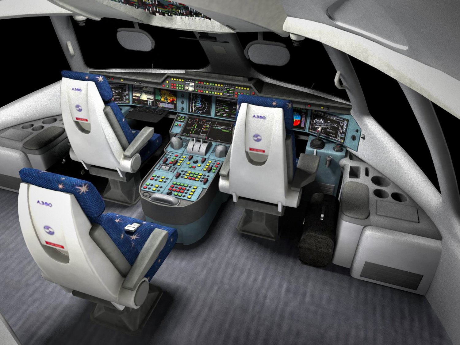 Airbus A350 900 With Interior 3d Model In Commercial 3dexport