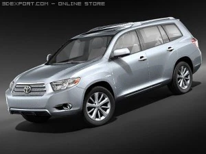 Toyota Highlander Hybrid 2009 3D Model