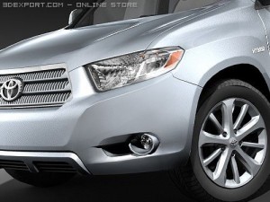 Toyota Highlander Hybrid 2009 Modelo 3D