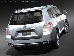 Toyota Highlander Hybrid 2009 Modelo 3D