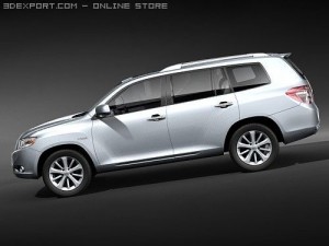 Toyota Highlander Hybrid 2009 Modelo 3D