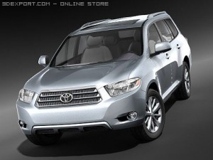 Toyota Highlander Hybrid 2009 Modelo 3D