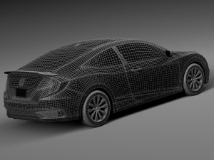 Honda Civic Coupe 2016 3D 모델