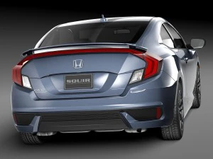 होंडा सिविक कूप एलईडी 2017 3D मॉडल