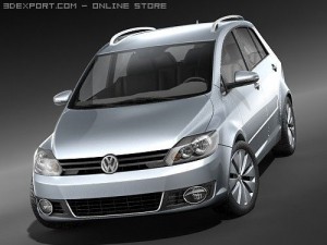 Volkswagen Golf Plus 2009 3D 모델