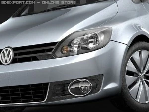 Volkswagen Golf Plus 2009 3D Model