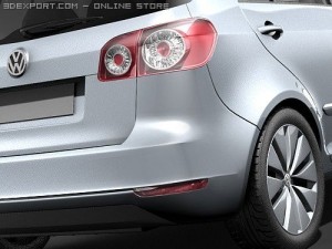Volkswagen Golf Plus 2009 3D 모델