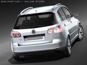 Volkswagen Golf Plus 2009 3D 모델