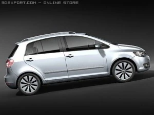 Volkswagen Golf Plus 2009 3D Model