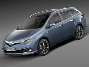 Toyota Auris Touring Sports 2016 3D Model