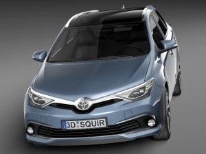 Toyota Auris Touring Sports 2016 3D Model