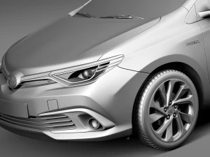 Toyota Auris Touring Sports 2016 3D Model