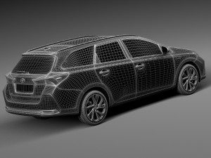 Toyota Auris Touring Sports 2016 Modelo 3D