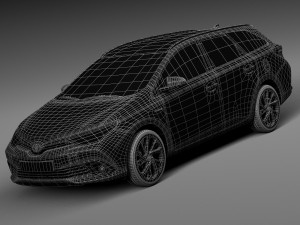 Toyota Auris Touring Sports 2016 Modelo 3D