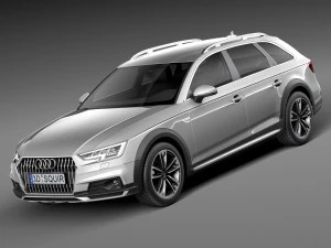 Audi A4 Allroad Quattro 2017 Modello 3D