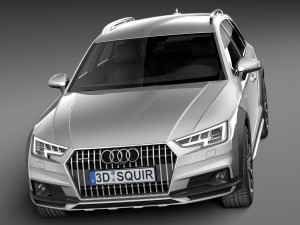 Audi A4 Allroad Quattro 2017 3D Модель