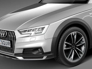 Audi A4 Allroad Quattro 2017 3D Model