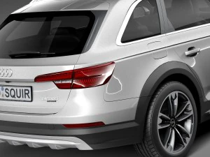 Audi A4 Allroad Quattro 2017 3D Model