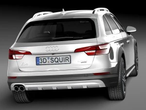 Audi A4 Allroad Quattro 2017 3D Model
