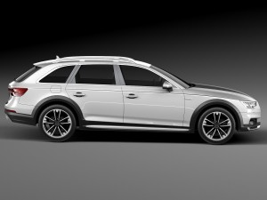 Audi A4 Allroad Quattro 2017 3D Модель