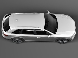 Audi A4 Allroad Quattro 2017 3D Модель
