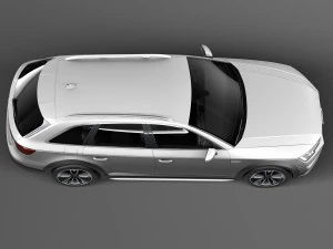 Audi A4 Allroad Quattro 2017 3D Model