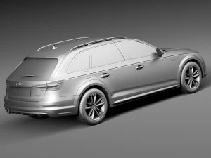 Audi A4 Allroad Quattro 2017 3D Model