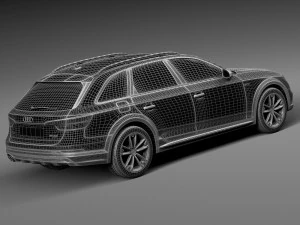 Audi A4 Allroad Quattro 2017 3D Model