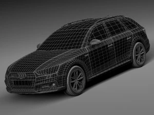 Audi A4 Allroad Quattro 2017 3D Model