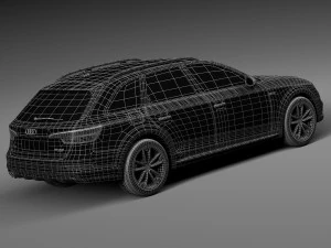 Audi A4 Allroad Quattro 2017 3D Model