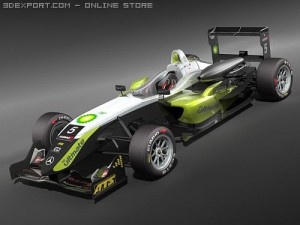 Formula 3 2008 f308 Model 3D