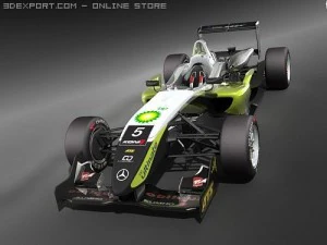 Formula 3 2008 f308 3D Model