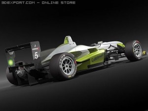 Formula 3 2008 f308 3D Model